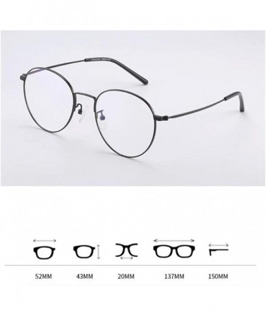 Round Fashion full frame glasses- round lens multicolor glasses - D - C518RW3RD6W $38.89