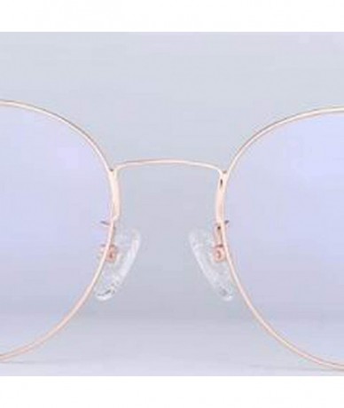 Round Fashion full frame glasses- round lens multicolor glasses - D - C518RW3RD6W $38.89