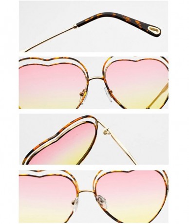 Butterfly Men's & Women's Glasses Metal Frame Colored Gradient Lens Sunglasses - Gold Frame Purple - CW18EQDD6Y3 $10.84