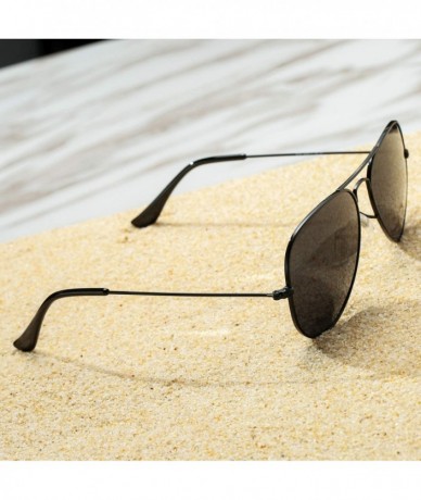 Aviator Classic Polarized Aviator Sunglasses for Men and Women UV400 Protection - C618RZ6I7UT $20.89