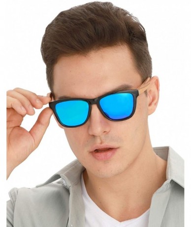 Sport Polarized Sunglasses Classic Design Protection - Blue - CL18RDKQA6R $15.42