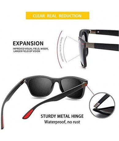 Sport Polarized Sunglasses Vintage Sun Glasses For Men Women - 100% UV Blocking - 04.tea Tea - CU18YQ9CCGL $9.68