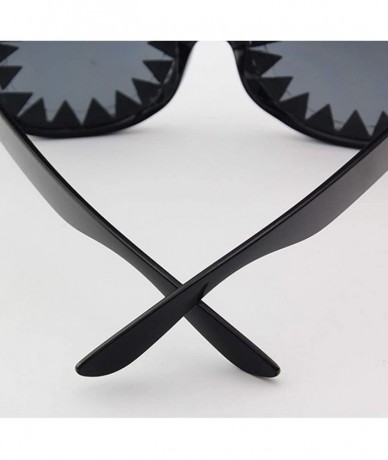 Round Skull Design Round framed diamond sunglasses Halloween decorative sunglasses - Black 6 - CY18IDYKND3 $13.43