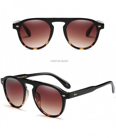 Rectangular Fashion Vintage Oval Frame Sunglasses-Retro Eyewear Fashion Ladies Man - C - CZ18Q2LS5HN $11.70