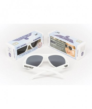 Goggle Gift Set UV Protection Children's Sunglasses & Cloud Case - Wicked White - CF12JD4F5JB $35.89