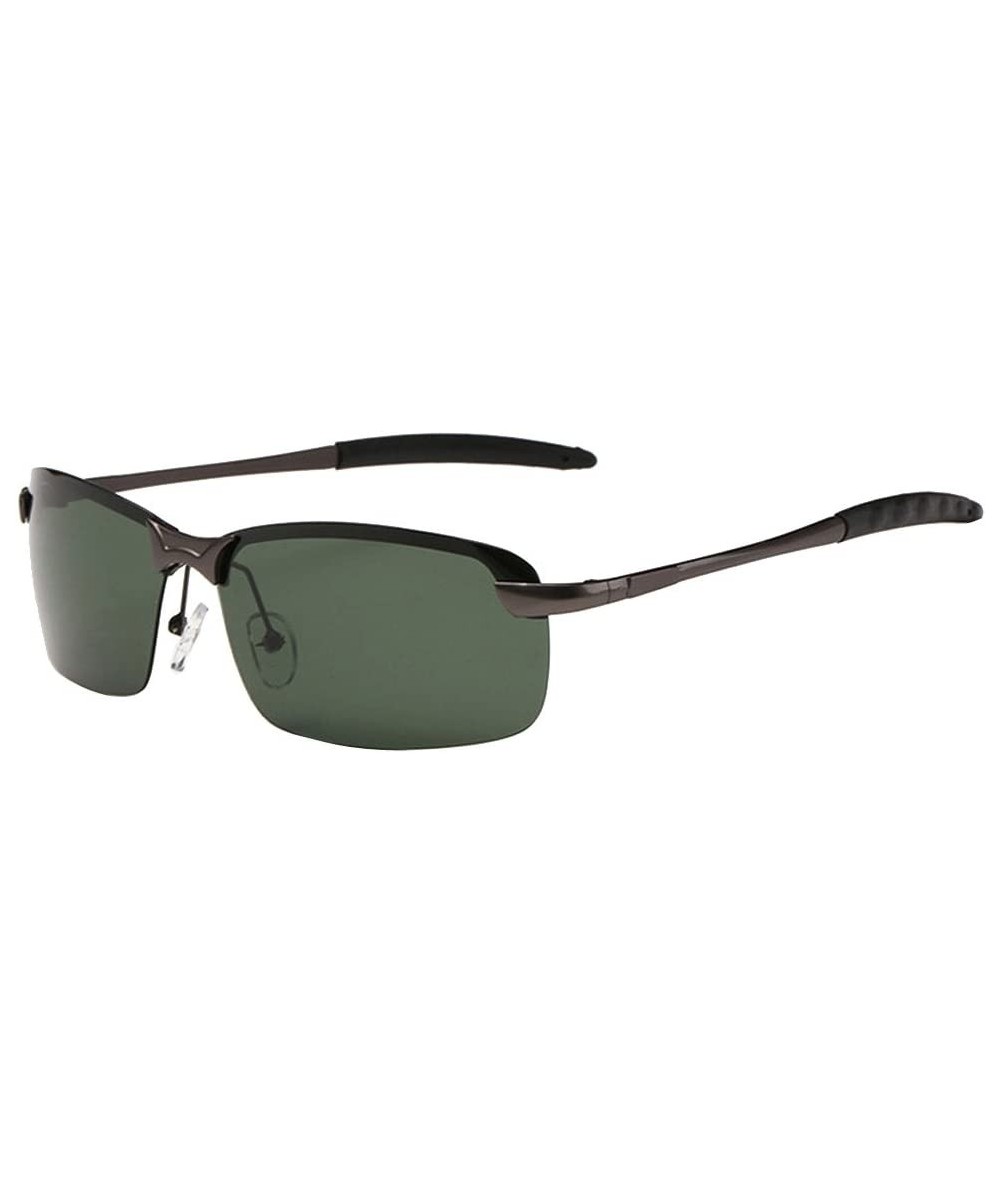 Sport Polarized Sunglasses Photochromic Protection - Coffee - CN199ONM8RR $11.11