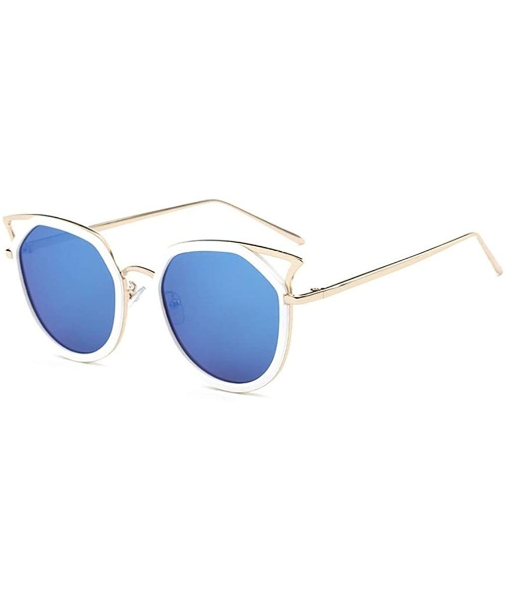 Aviator Polarized Sunglasses Protection Durable Driving - Ice Blue - CU18KREXOE8 $15.76