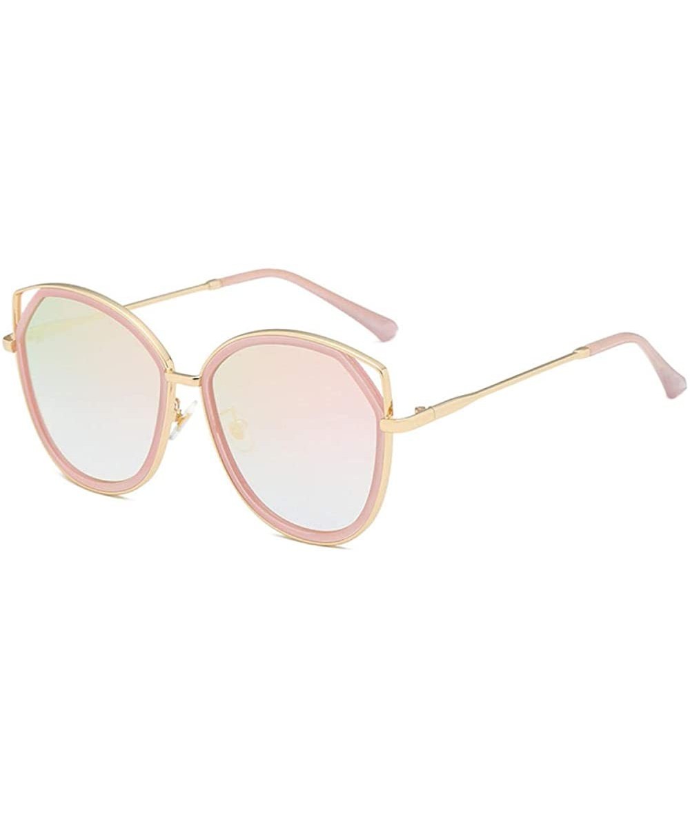 Aviator Personality Trend Sunglasses Unisex Style Sunglasses - CP18X857K0M $46.25