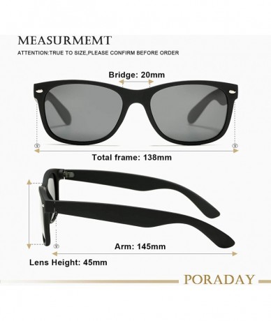 Classic Polarized Sunglasses for Juniors with Small Face Women Men