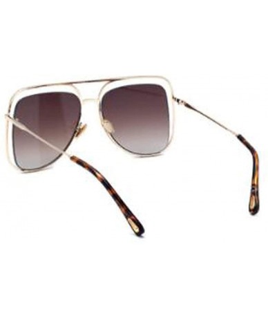 Aviator Cat eye fashion sunglasses- hollow sunglasses new sunglasses - G - C618S9DRQLQ $35.33