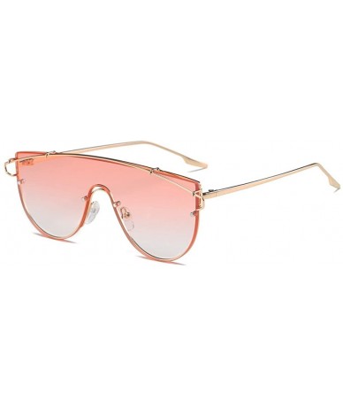 Rectangular Stylish Sunglasses for Men Women 100% UV protectionPolarized Sunglasses - Pink - CG18S0T4HYX $11.42