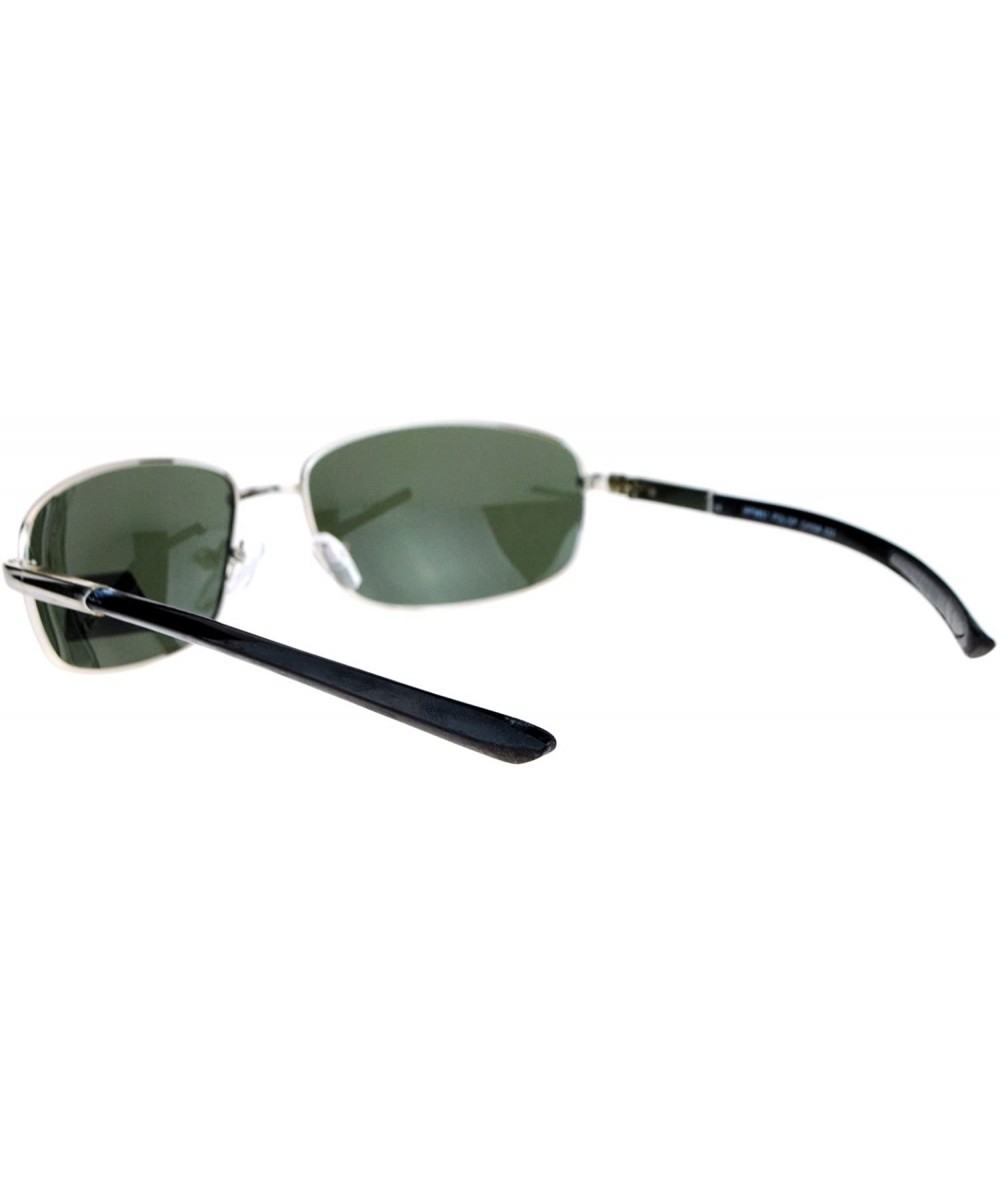 Extra Large Wide Rectangular Frame Polarized Sunglasses for Big