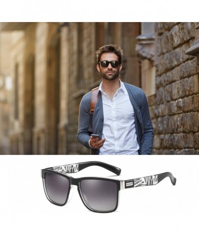 Sport Polarized Sunglasses UV Protection Driving Sunglasses for Outdoor Sport - Grey - CE18M4TR3DH $7.85