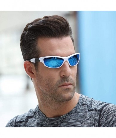 Square Polarized Sunglasses Driving Glasses Eyewear - Night Vision - CH199QDHIXA $9.65