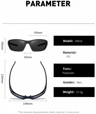 Sport Men Women Polarized Sunglasses Classic Sports Sun Glasses Male Vintage Black Green Driving Goggle UV400 - CT199KZCWMW $...