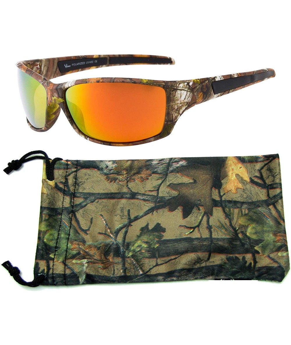 Polarized Sunglasses for Men Brown Forest Camouflage Durable Light Weight -  Brown Forest Camo - CQ123HXNTA5
