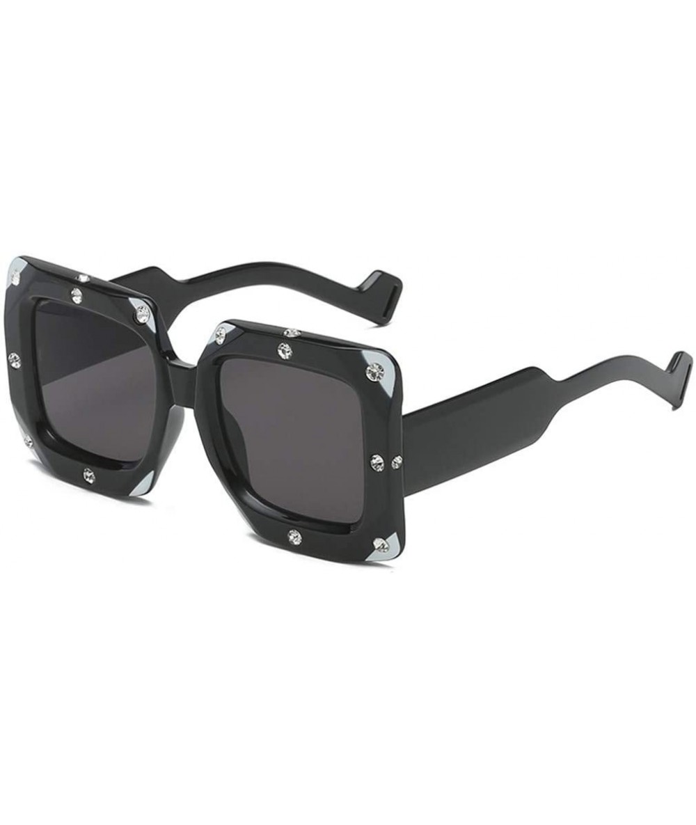 Rectangular Sunglasses Personality Glasses Fashion - F - C018U0CZXK9 $10.00