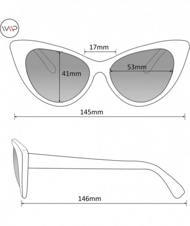 Round New Vintage Retro Semi-Rimless Cat Eye Glasses for Women - Tortoise - CK12O3OXL6O $13.16