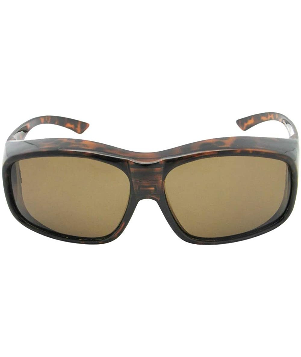 Largest Wrap Around Polarized Fit Over Sunglasses Style F19 - Sunglass Rage