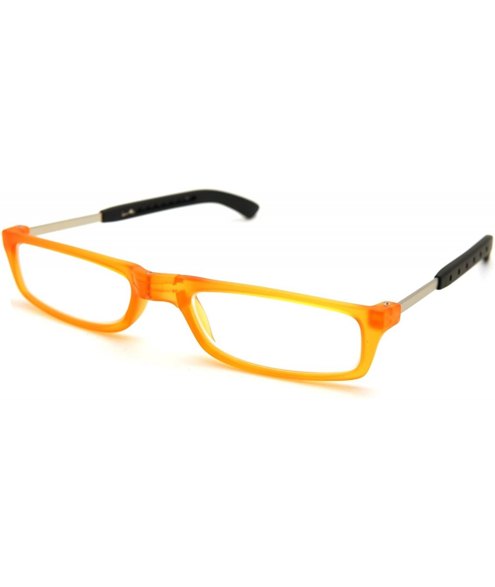 Rectangular Pocket FOLDING Reading Glasses R9299PZ - Orange - CT1897UI0IY $16.22