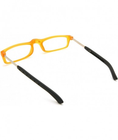 Rectangular Pocket FOLDING Reading Glasses R9299PZ - Orange - CT1897UI0IY $16.22