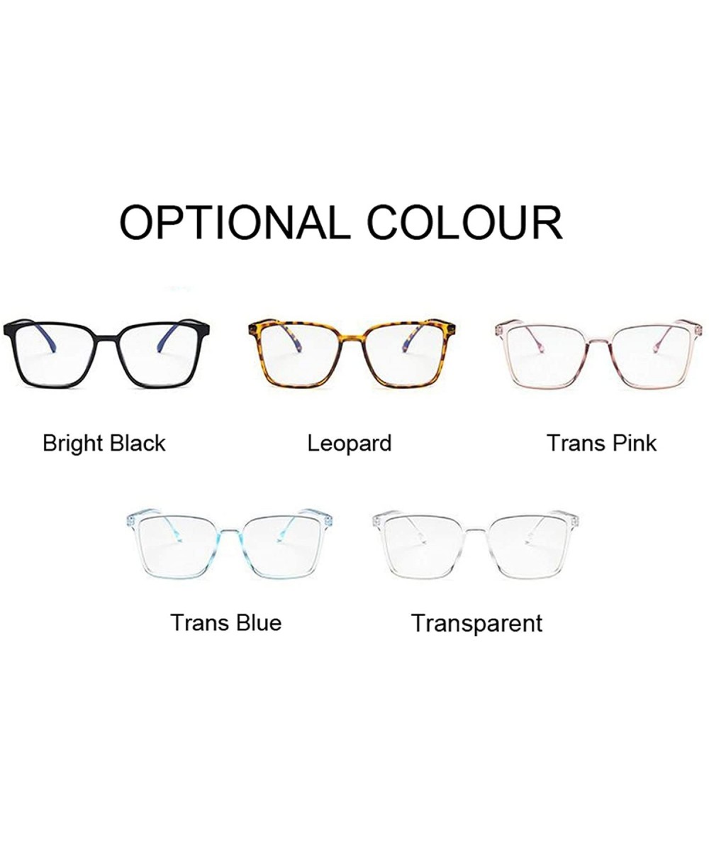 Mens Women Clear Fake Lens Square Frame Eye Glasses Designer