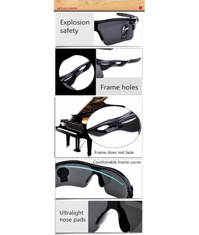 Aviator New Fashion Oculos UV400 Unisex Designer Glasses for Sight Driving Day/Night Vision glasses - Black - C618KN20KXA $9.04