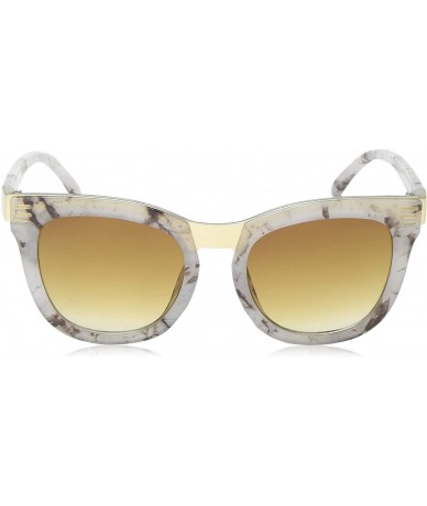 Square BSG1084 Square Tortoise Metal Sunglass 100% UVA/P Protection - Cream - C518U35GNYA $17.66