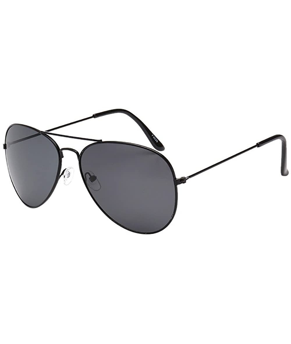 Sport Men's and Women's Sunglasses Classic Oversized Aviator - Multicolor D - C318TWALSN6 $8.19