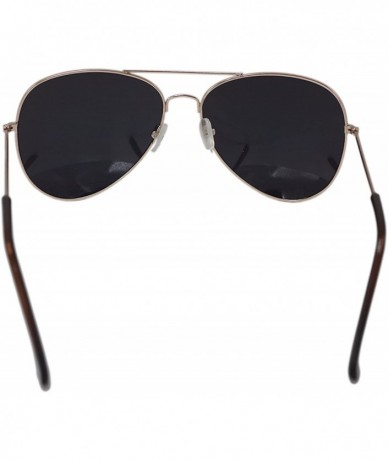 Aviator Premium Fashion Full Mirror lens Aviator Sunglasses JX3025 - Gold - CM11LNJKX0V $18.05