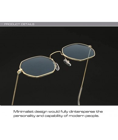 Oversized Small Round Vintage Mirror Lenses UV Protection Unisex Sunglasses by - Goldred Model - CK18TSGYLLK $12.25