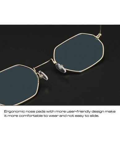 Oversized Small Round Vintage Mirror Lenses UV Protection Unisex Sunglasses by - Goldred Model - CK18TSGYLLK $12.25