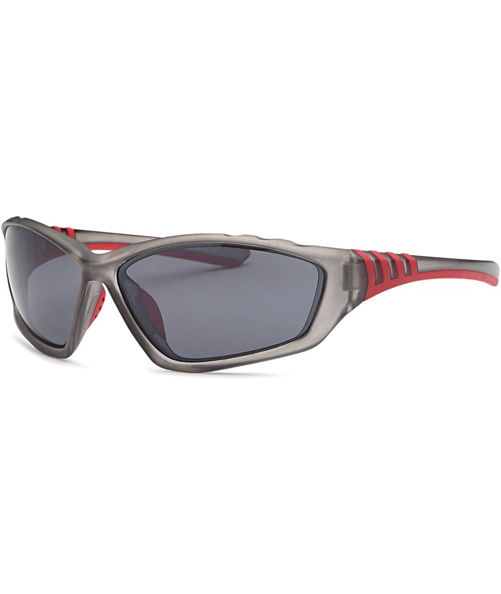 Sport Women's Sport Frame Sunglasses Black/Red - CT1833X8CQY $16.71