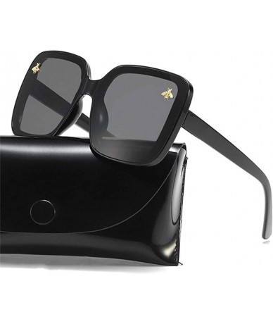 Oversized Oversized Sunglasses Gradient Glasses Sunglasseselegant - Gray - CS197CIHAMU $22.34