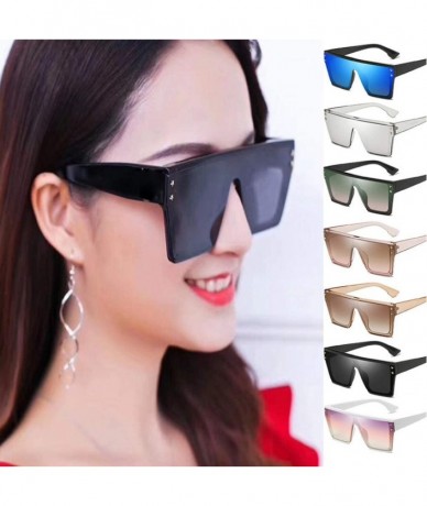 Sport Sunglasses Polarized Oversized Personality - B - C718TZQQHGX $7.61