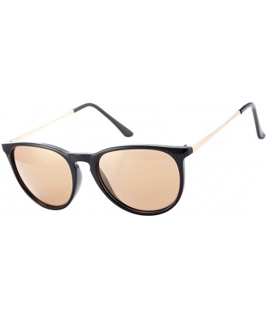 Oval Sunglasses for Women Fashion Cateye Erika Style Designer Frame Sun Glasses - C918HCN6UXS $15.06