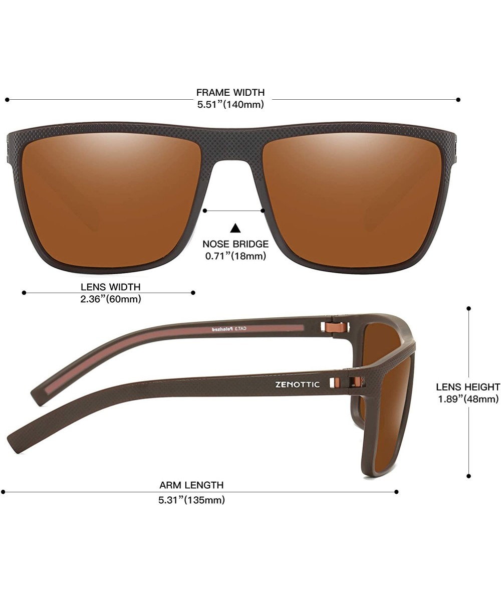 Polarized Sunglasses for Men Lightweight TR90 Frame UV400