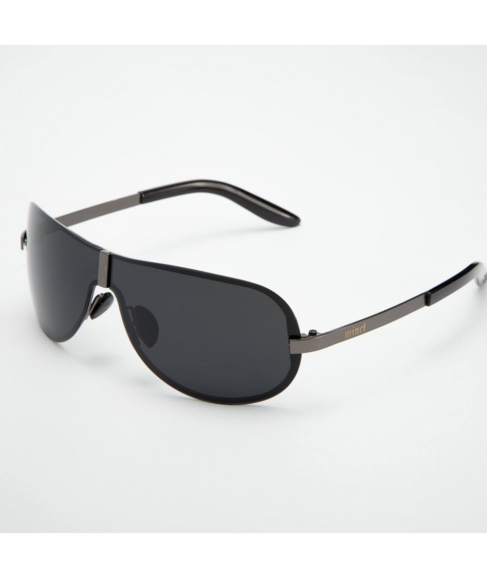 Oversized Mirrored Sunglasses for Women/Men - Polarized Sun