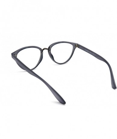 Rectangular basic computer lenses reader Reading Glasses many sizes - B1 Medium Size Shiny Grey / Computer Lens - CG18SAQ9M6W...