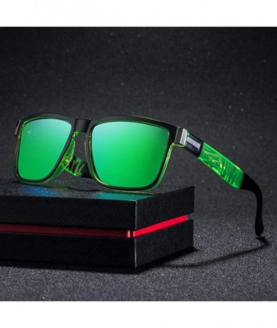 Round Fashionable Sunglasses- Colorful Polarized Frames- Men and Women Driving Sunglasses (Color 4) - 4 - C11997CRIY4 $27.77